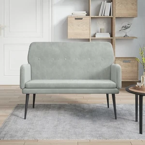 Ławka Ławka Ławka tapicerowana Sofa Ławka korytarzowa Salon Ławka do garderoby Aksamit vidaXL - Zdjęcie 1 z 81