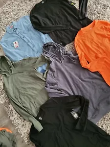 NEW LOT/6 SHIRTS, SWEATSHIRTS MENS S GEORGE WRANGLER DRIWORKS - Picture 1 of 9