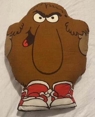 Vintage 1983 Rainbow Brite Lurky Monster Character Cut and Sew Plush Pillow 19” Foto 1 de 4