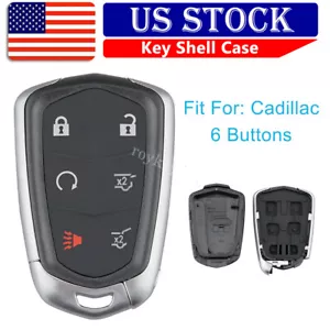 Replacement For 2015-2019 Cadillac Escalade ESV Remote Key Fob Shell Cover Case - Foto 1 di 8