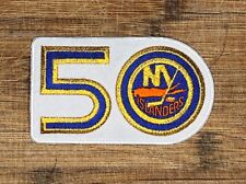 New York Islanders 50th Anniversary Jersey Patch 2022-23 White