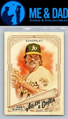 2018 Topps Allen & Ginter #337 Dennis Eckersley - Image 1 of 2