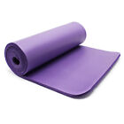 LUXTRI Tapis yoga violet 180x60x1,5cm fitness arobic antidrapante extrapais