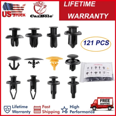 Surtido de 121 piezas de clips para capó de puerta parachoques carrocería retenedores para Honda Acura Foto 1 de 4