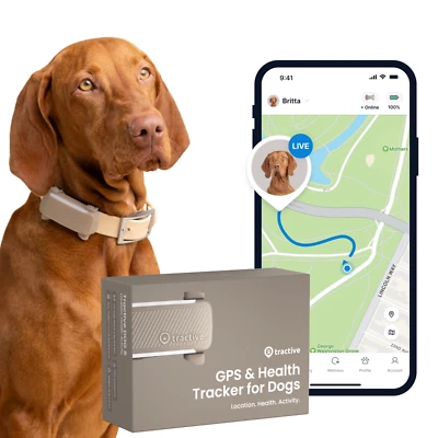 Tractive DOG 6 | GPS Tracker Hund & Health Tracker | Braun | GENERALÜBERHOLT - Bild 1 von 4