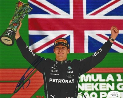 GEORGE RUSSELL SIGNED AUTOGRAPH 8X10 PHOTO MERCEDES AMG FORMULA ONE F1 JSA ! - Image 1 of 2