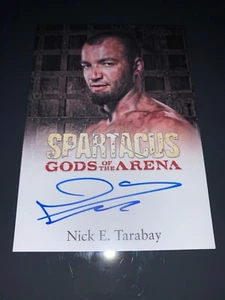 Nick E. Tarabay As Ashur Authentic Autograph Card In Spartacus Gods Of The Arena - Picture 1 of 12