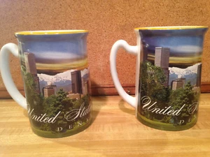 Set Of 2 Official Denver Mint Heavy Coffee Mugs-Mint Condition And Very Rare! - Bild 1 von 11