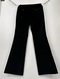 Nwt Body by Victoria The Christie Fit black flare pants size 4 Black Stretchy - Picture 1 of 11
