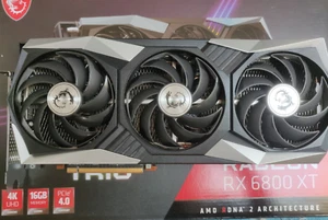 MSI Radeon RX 6800 XT Gaming Z Trio 16GB Boxed+FREE EPZ Q1 gaming IEMs with mic - Afbeelding 1 van 6