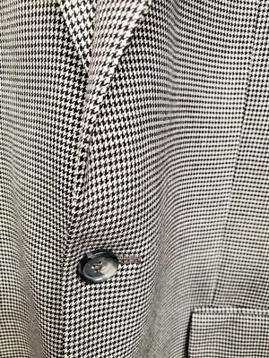 Jos. A. Bank Signature Collection 100% Wool Gray Check Men Sport Coat Blazer 43L - Image 1 of 4