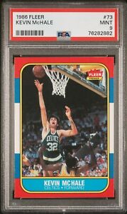 1986 Fleer - Kevin Mchale - Celtics Card #73 PSA 9