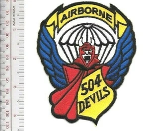 US Army Gulf War 504th Airborne Infantry Regiment Devils 82nd ABN Division Patch - Picture 1 of 1