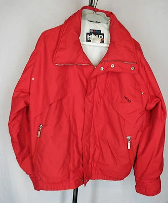 Chaqueta aislante HEAD de colección forrada cortavientos ESQUÍ rojo brillante cremallera completa usada en excelente estado talla mediana Foto 1 de 4