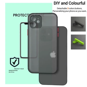Hülle für iPhone 13 Pro Max 13 Mini 12 Pro Max Matte Oberfläche Case Stoßfeste Abdeckung - Bild 1 von 12