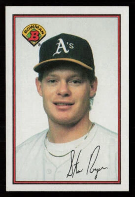 1989 Bowman Stan Royer #195 RC Rookie Oakland Athletics Baseball Card - Image 1 of 2