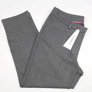 Lands End Womens Ponte Stretch Trouser Pants Gray 16 - Picture 1 of 9