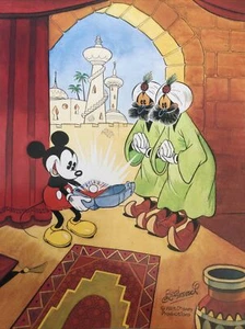 LA COLECCIÓN MALCOLM WILLITS DE PINTURAS DE MICKEY MOUSE DE FLOYD GOTTSFREDSON - Imagen 1 de 6