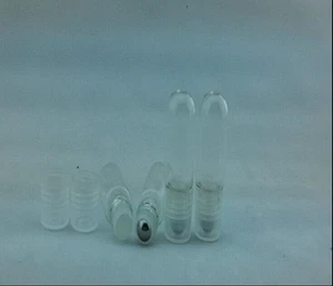 12pcs 3ml U-shape glass roll on bottle metal/glass roller ball - Picture 1 of 2