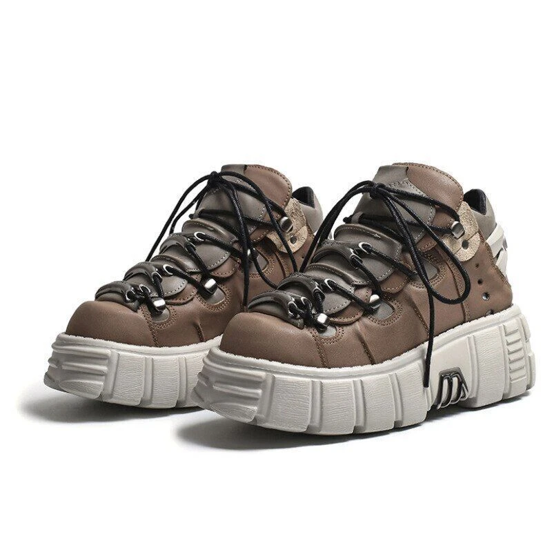 Mujer Tenis Zapatos Plataforma Mujer Planos Parte Inferior Gruesa Mujeres Tenis Zapatos Foto 1 de 4