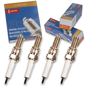 4 pc Denso Standard U-Groove Spark Plug for Honda AquaTrax F-12 2002-2007 dd - Picture 1 of 5