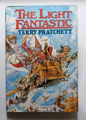 Terry Pratchett The Light Fantastic Hardcover VTG HC Fantasy Book Novel Foto 1 de 4