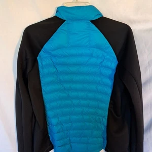 Weatherproof 32 Degrees Packable Puffer Jacket Black Blue - Size M - Picture 1 of 4