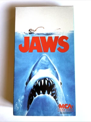 Jaws / 1983 MCA Home Video / VHS Hi-Fi / Roy Scheider / Richard Dreyfuss / Shaw - Image 1 of 4