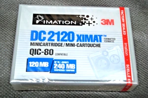 3M IMATION DC2120 XIMAT Minicartridge QIC-80 Compatible 120/240MB Data Storage - Afbeelding 1 van 1