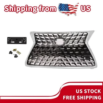 Front Upper Grille Chrome New Style For Lexus GX460 2014-2022 - Image 1 of 4