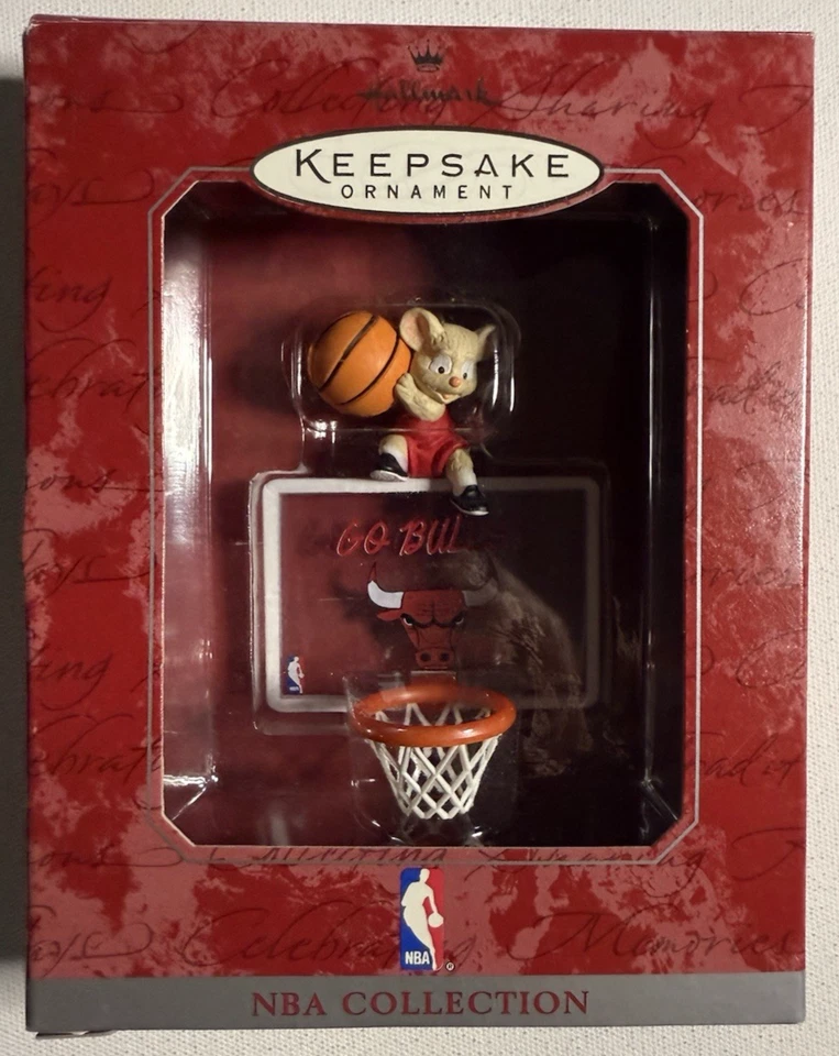 Hallmark Keepsake Ornament 1998 NBA Collection Chicago Bulls Qsr1036