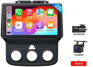CAM+DVR+ 9" Android Auto 14 for RAM 1500 Car Stereo GPS Radio CarPlay WiFi DSP - Foto 1 di 20