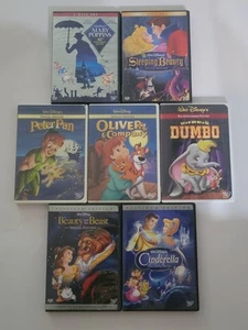 Beauty and the Beast Peter Pan Cinderella Dumbo +More Disney Special Edition Lot - Picture 1 of 6