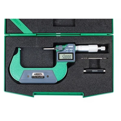 Insize Digital Spherical Anvil Tube Micrometer 50-75mm/2-3" Range Series 3560-75 - Image 1 of 4