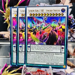 3x Yugioh Playset Supreme King Z-ARC - Synchro Universe MP25-EN207 Ultra Rare NM - Picture 1 of 1