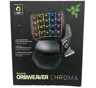 Razer Orbweaver Chroma left hand (mechanical gaming keypad) - Image 1 of 4