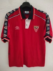 SEVILLA 1998-1999 away camiseta shirt trikot maillot maglia M - Bild 1 von 7