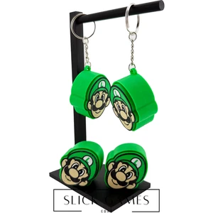 Luigi Keychain Clicker #1 | 3D Printed | Mechanical Switch Fidget Toy - Picture 1 of 1