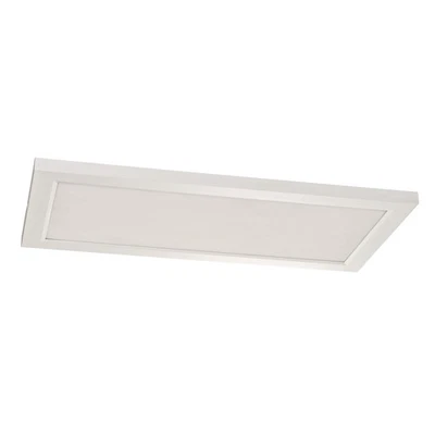 AFX LGNL2412LAJD4 Lugano 24"W Dimmable LED Flush Mount Ceiling - White - Image 1 of 3