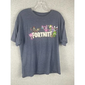 Fortnite T-Shirt Herren Gr. L grau Charakter Logo Videospiel Tee - Bild 1 von 7
