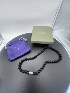 Collar de barril de ónix negro Judith Ripka 19’ - Imagen 1 de 5