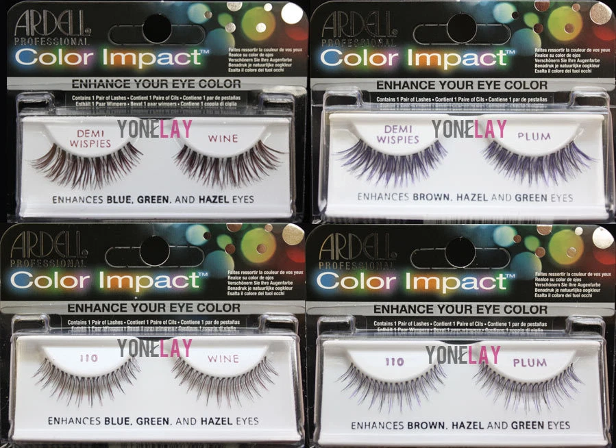 Pick 1 Pair Ardell Professional COLOR IMPACT False Eyelashes Fake Lashes Natural - Image 1 of 1