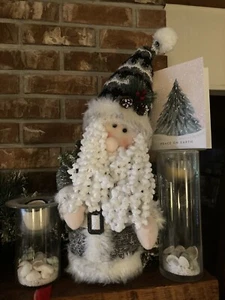 Santa Approx 17” Plush Standing Figure - Weighted Bottom - Picture 1 of 1