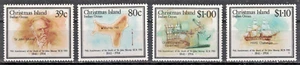 CHRISTMAS ISLAND:1989 SC#230-33 MNH Sir John Murray, Oceanographer AP1668 - Picture 1 of 2