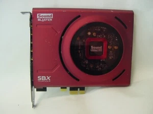 CREATIVE SOUND BLASTER SBX PRO STUDIO AUDIO CARD SB1500 PCI-E - Afbeelding 1 van 3