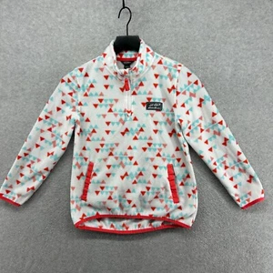 Eddie Bauer Fleece Sweater Kids Size Medium 10/12 Multicolor 1/4 Zip Pockets - Picture 1 of 10