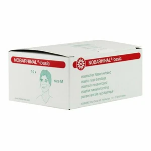 Nasenverband mit Ohrschlaufen 10 Stück, Nasenschleuder HNO Spezialverband Nase - Bild 1 von 3