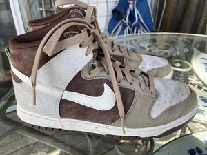 Nike Dunk High Retro PRM Light Chocolate Brown DH5348-100 Size 7.5 Mens - Picture 1 of 8