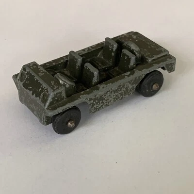 Diecast Midgetoy Metal Toy Army Truck Jeep Rockford Ill Vehicle 2.5” - Image 1 of 4