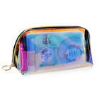 Stylish Semi Transparent Cosmetic Storage Pouch With Zipper Closure For Girls